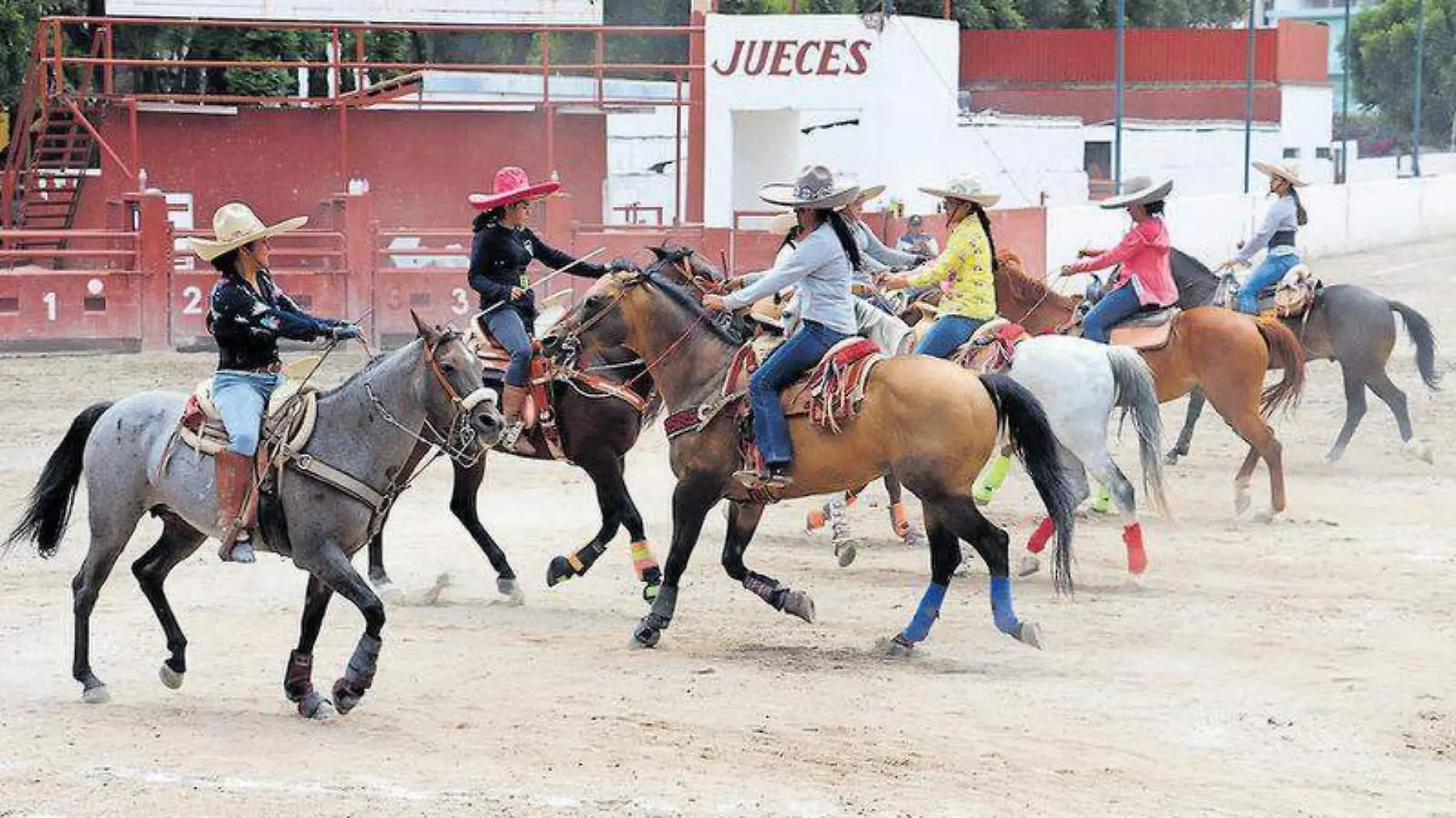 Charrería, escaramuzas